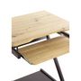 Voir la diapositive 5 : Paris Prix Bureau Design  Alvaro  76cm Anthracite & Chêne