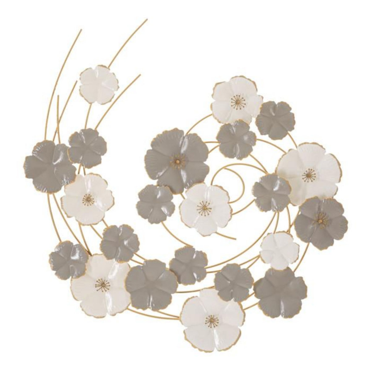 Paris Prix Décoration Murale en Métal  Lotly  67cm Multicolore