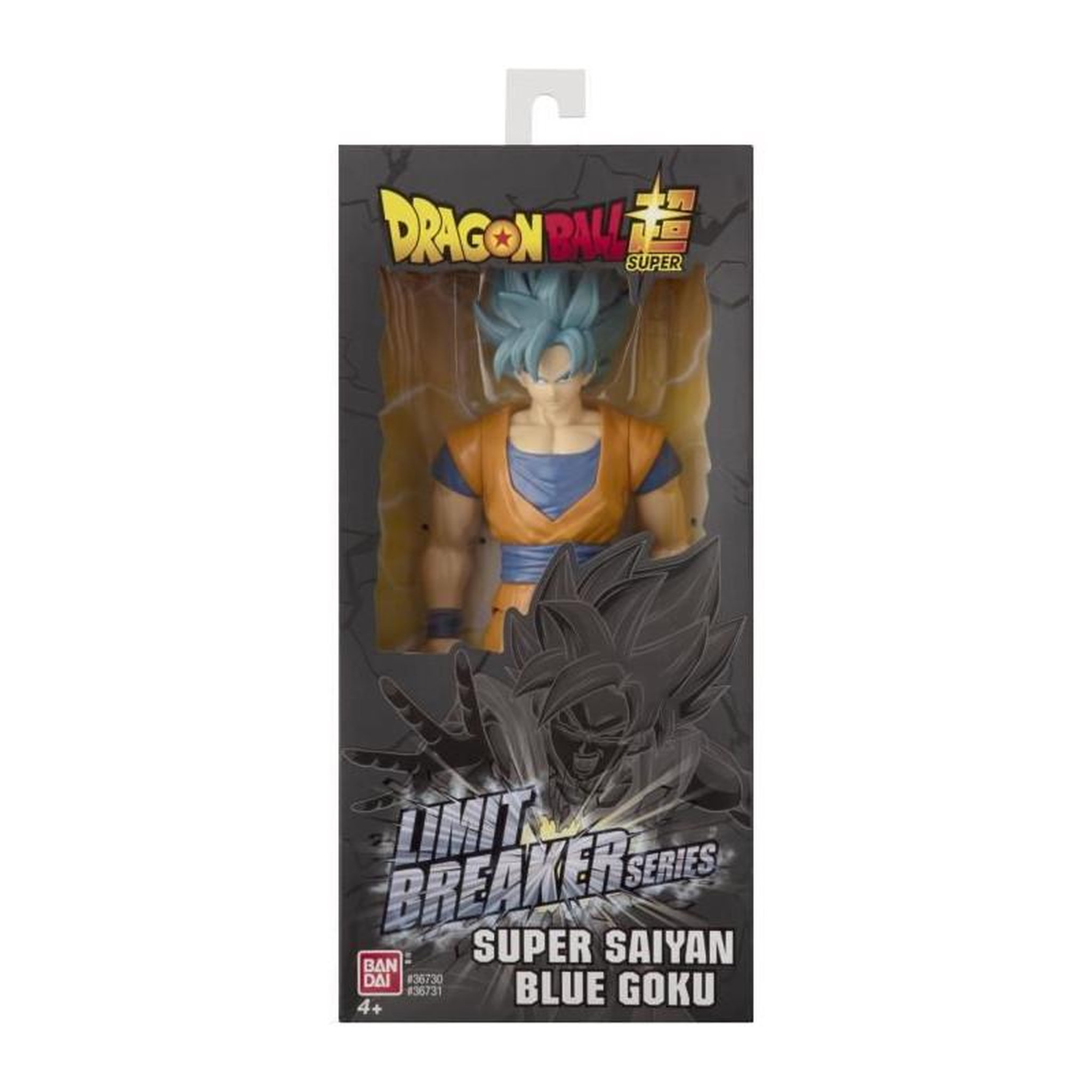 Voir la diapositive 2 : BANDAI DRAGON BALL SUPER - Figurine Geante Limit Breaker 30 cm - Super Saiyan Goku Blue