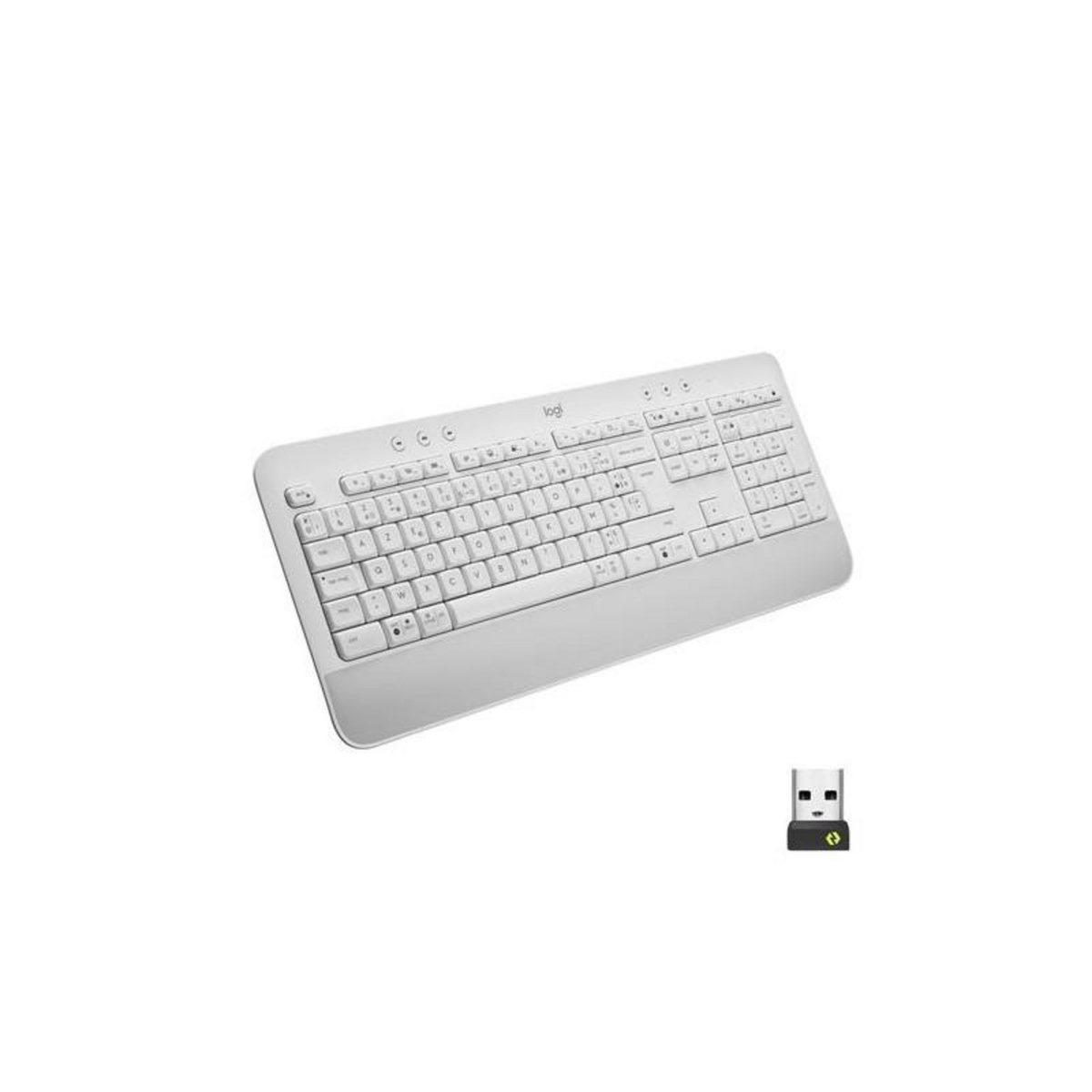 Logitech Clavier ergonomique sans fil Logitech Signature K650 Blanc