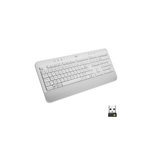 Logitech Clavier ergonomique sans fil Logitech Signature K650 Blanc