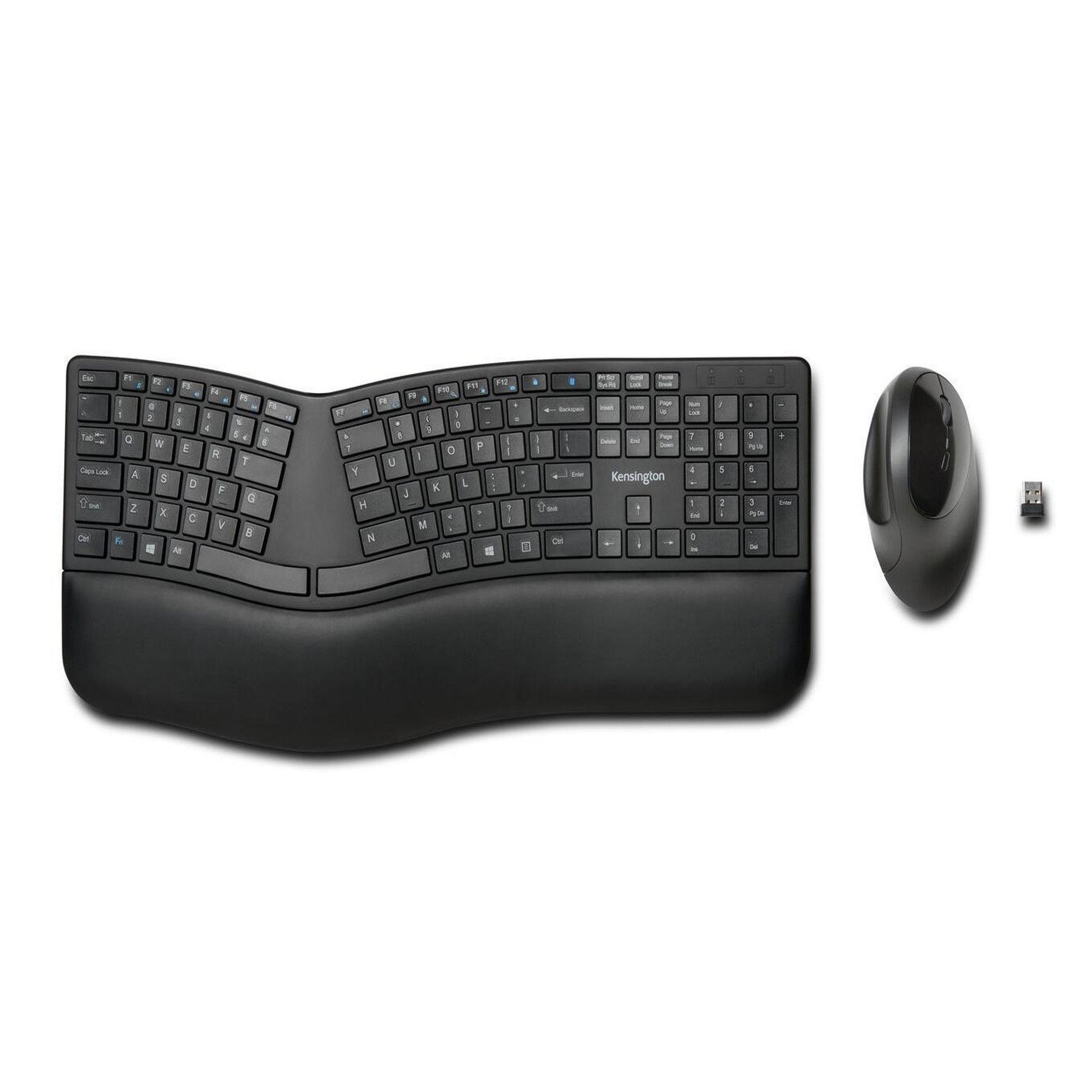 Voir la diapositive 3 : Kensington Kensington pro fit ergo clavier rf sans fil + bluetooth qwerty anglais britannique noir