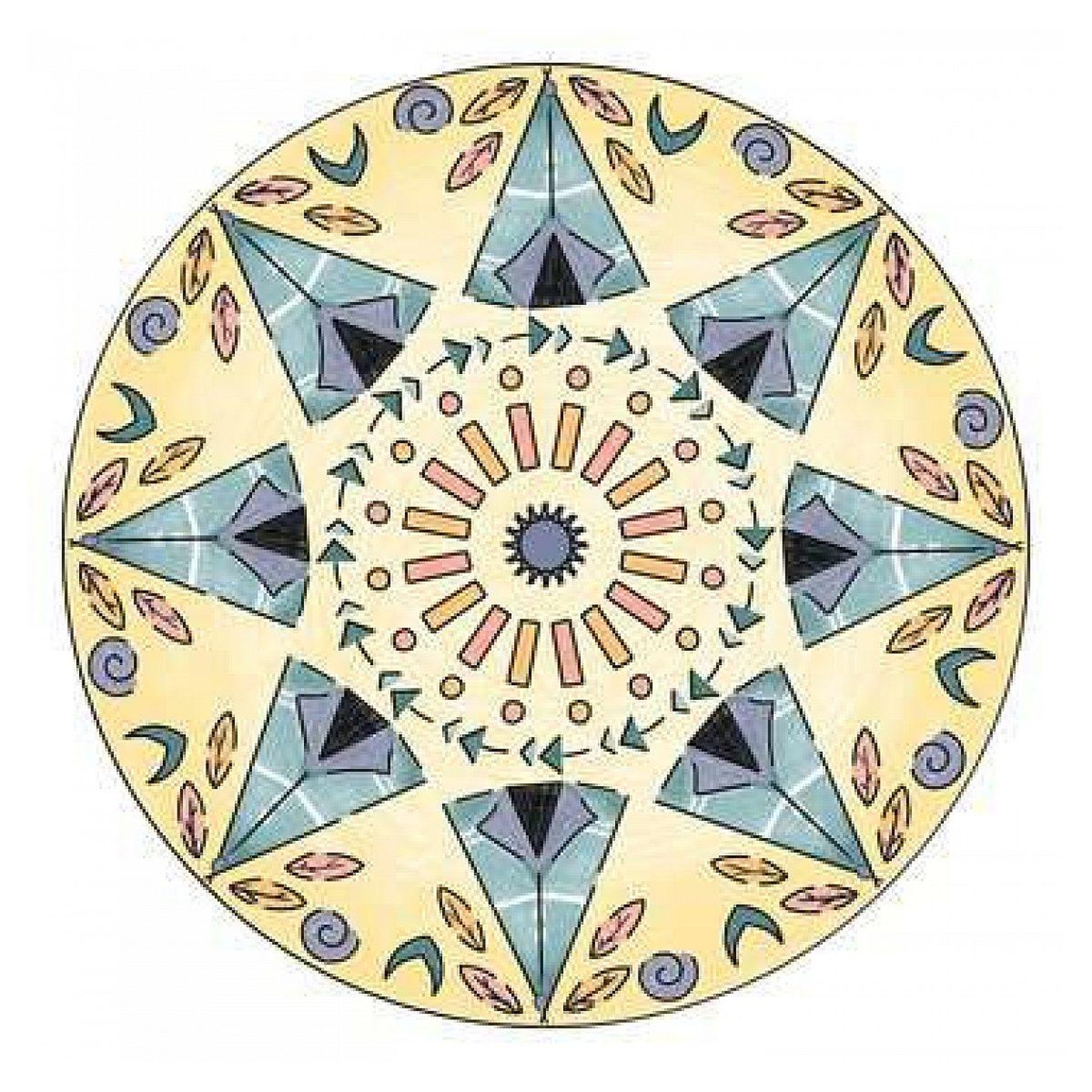 Voir la diapositive 2 : RAVENSBURGER Mandala - midi - boho style