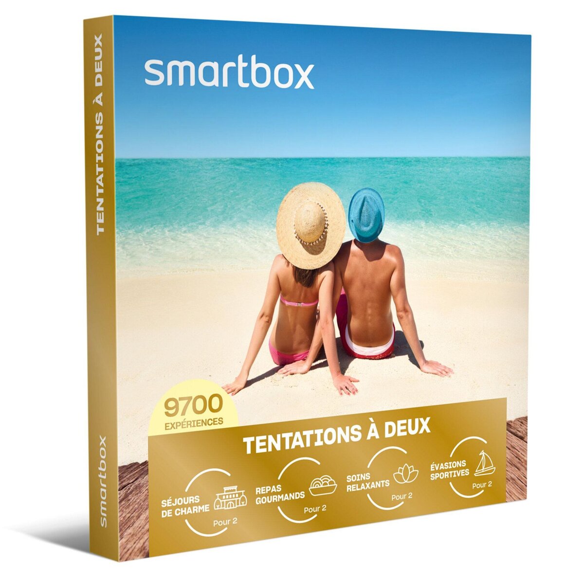 Smartbox Pour mon fils en or - Coffret Cadeau Multi-thèmes pas cher 