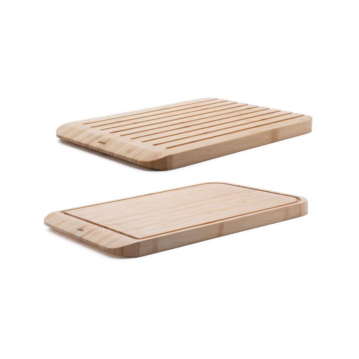 PEBBLY Planche à découper réversible, double fonction Pain / Découpe