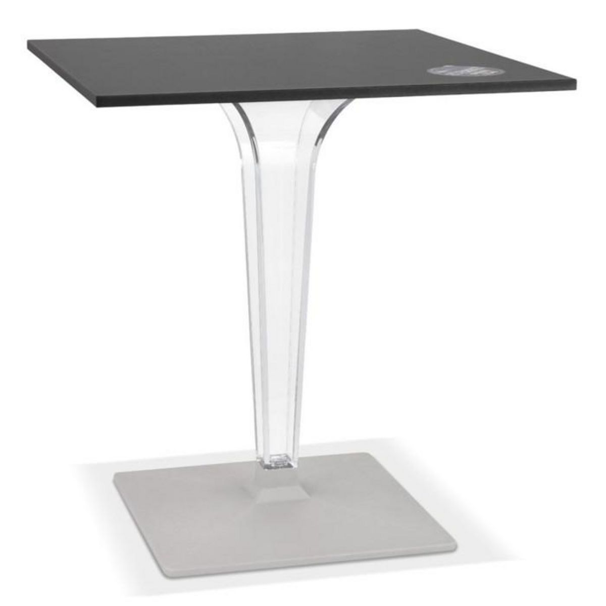 Paris Prix Table Carrée Intérieur & Extérieur  Summer  71cm Noir