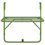 Voir la diapositive 3 : VIDAXL Table de balcon Vert 60x40 cm Acier