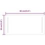 Voir la diapositive 6 : VIDAXL Miroir de salle de bain a LED 60x30 cm