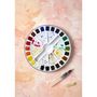 Voir la diapositive 4 : Pebeo Boîte de 24 demi-godets aquarelle + pinceau à eau