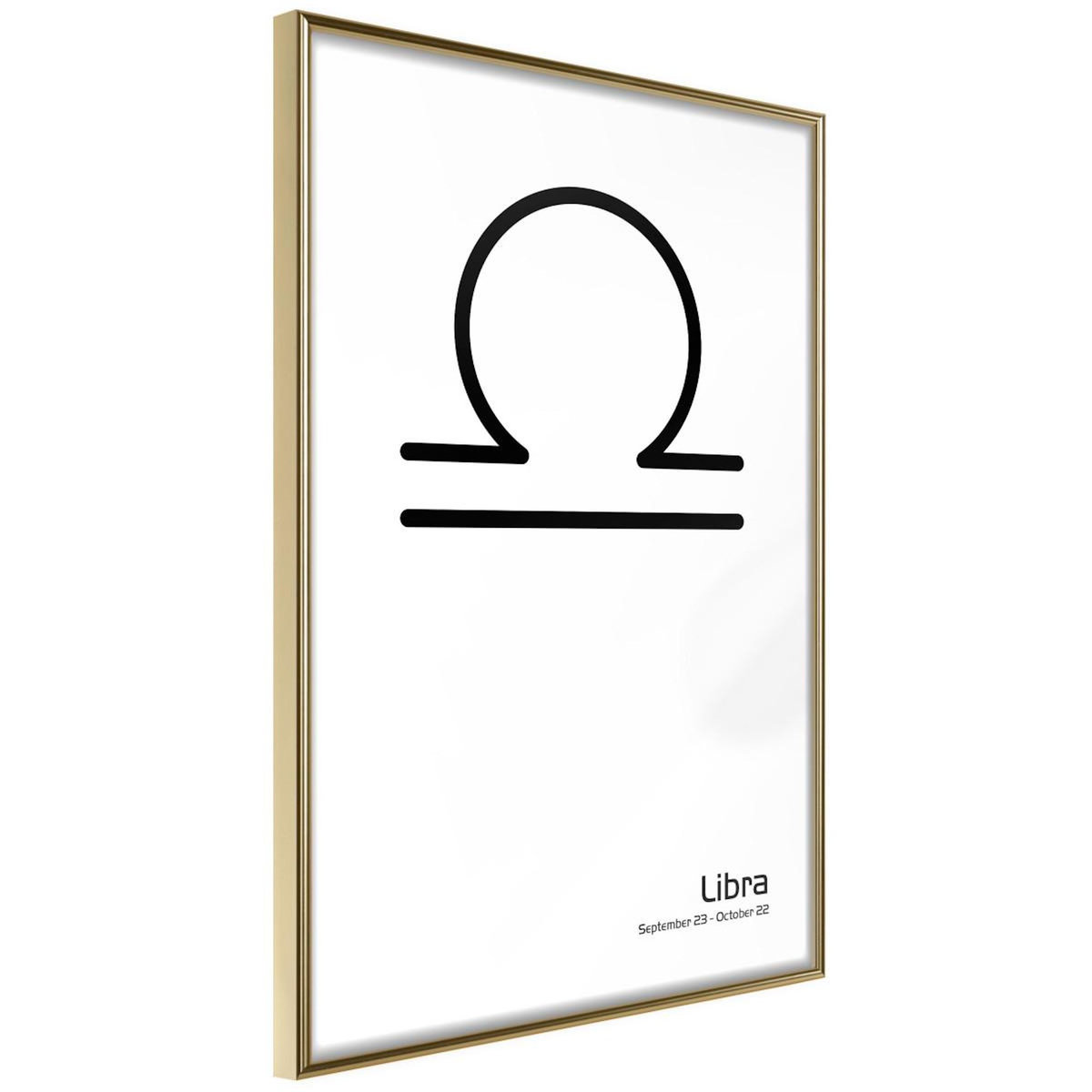 Paris Prix Affiche Murale Encadrée  Zodiac Libra II