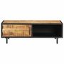 Voir la diapositive 2 : VIDAXL Table basse 105x50x35 cm Bois de manguier brut