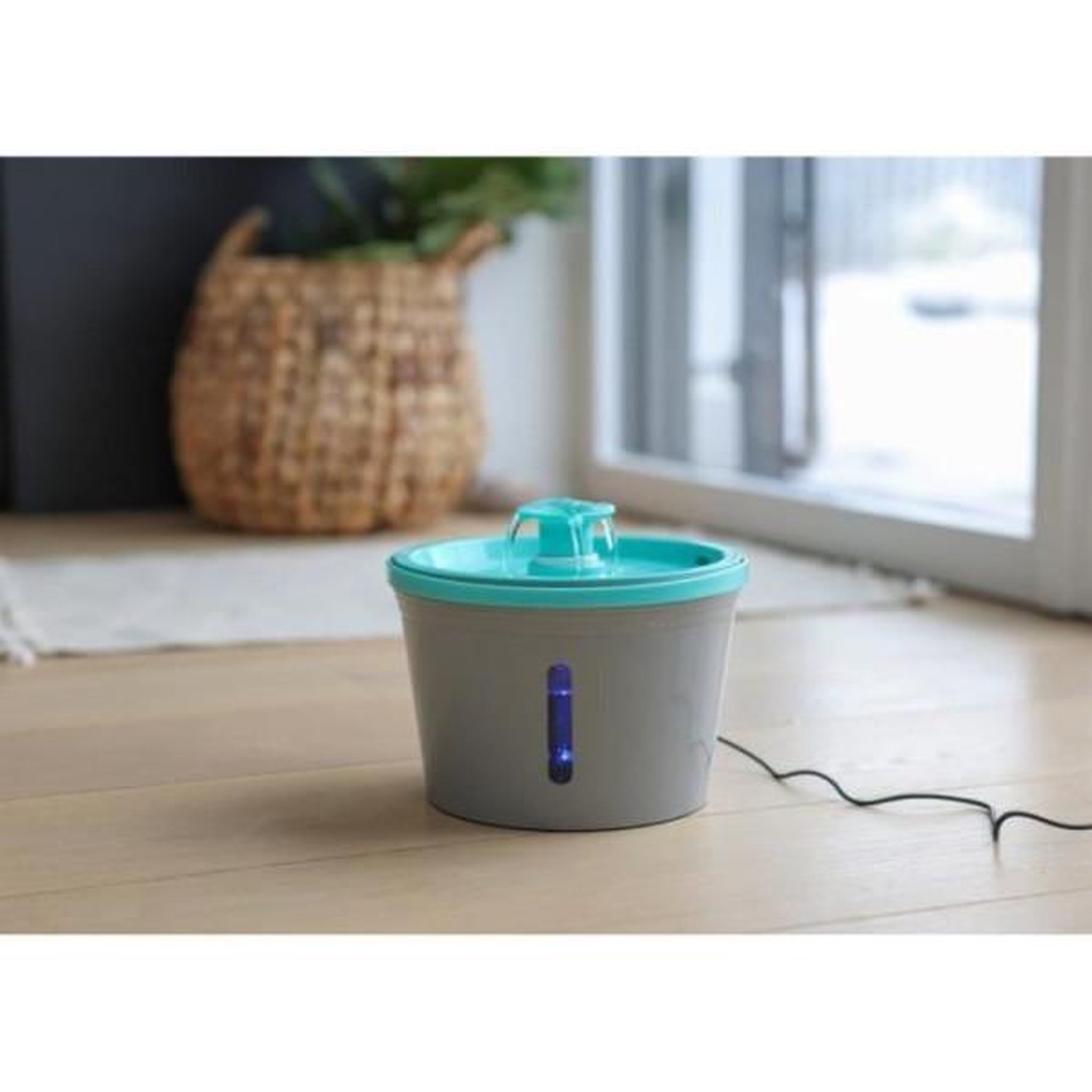 Voir la diapositive 6 : KERBL KERBL - Fontaine a eau -pour fontaine 80557 - 1,6 l - Gris/bleu