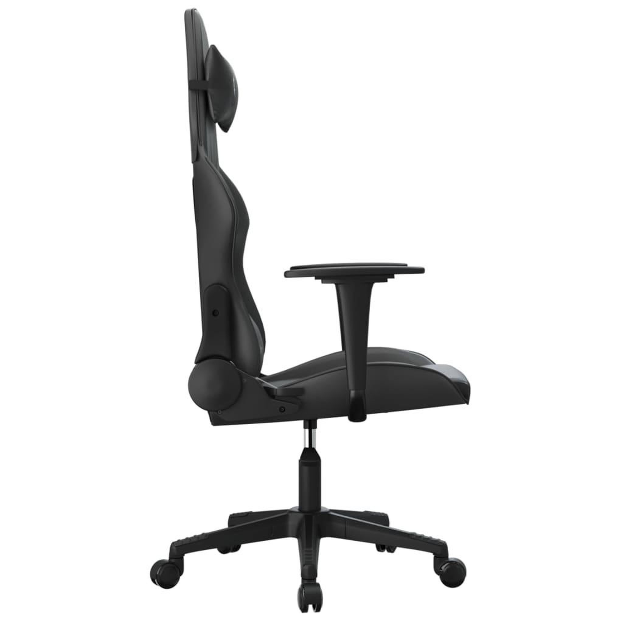 Voir la diapositive 4 : VIDAXL Chaise de jeu Noir Similicuir