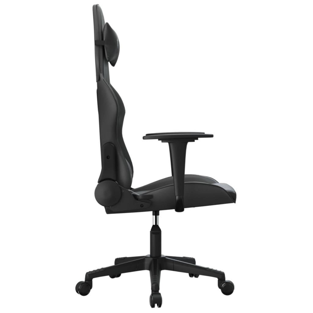 VIDAXL Chaise de jeu Noir Similicuir