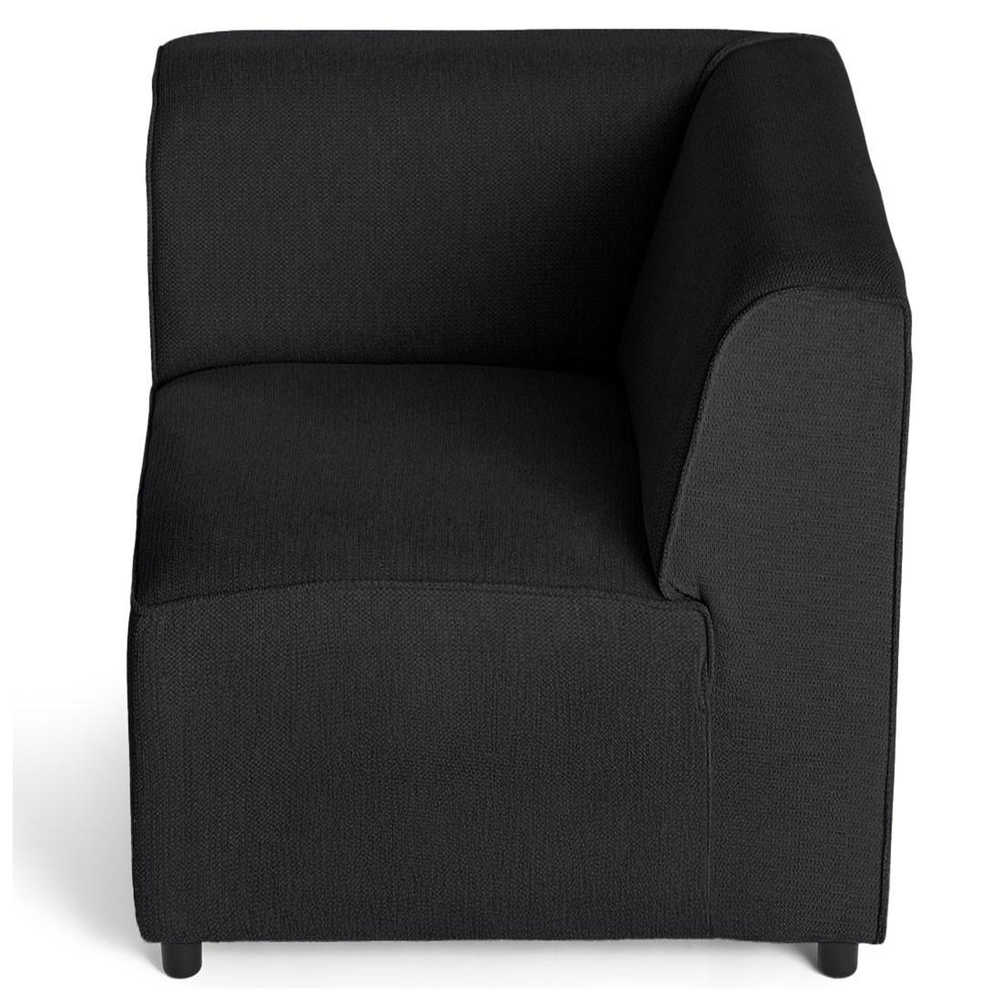 Voir la diapositive 3 : LISA DESIGN Suaro - module d'angle réversible en tissu texturé