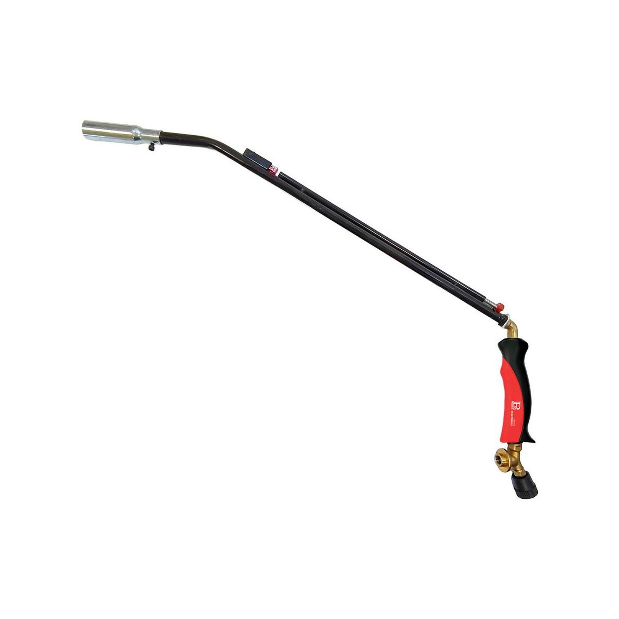 INTEC Désherbeur thermique à gaz 1100w brule herbes allumage piezo + adaptateur multicartouche de gaz elimine mauvaises herbes intec