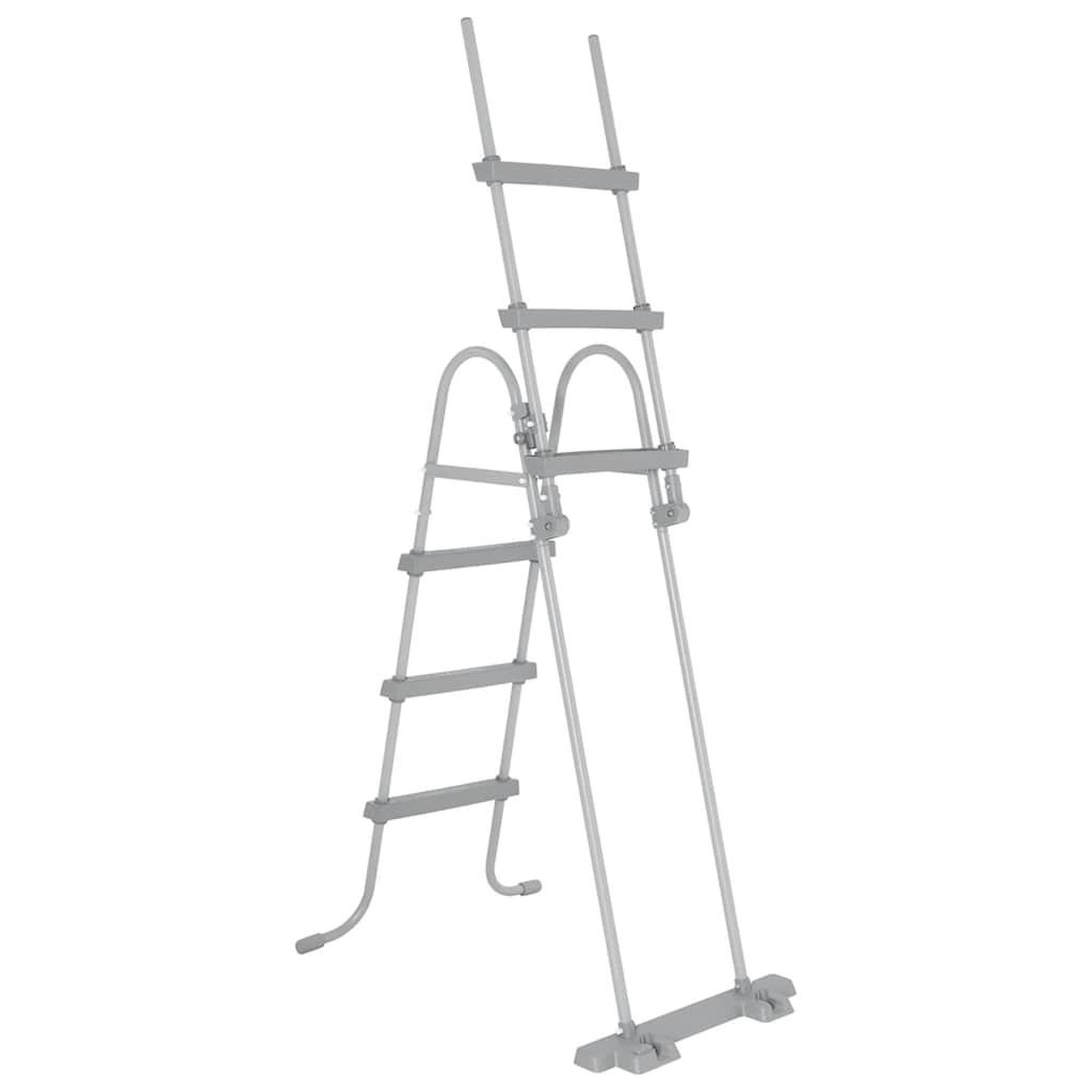 Voir la diapositive 3 : BESTWAY Bestway echelle de piscine a 4 marches flowclear 107 cm