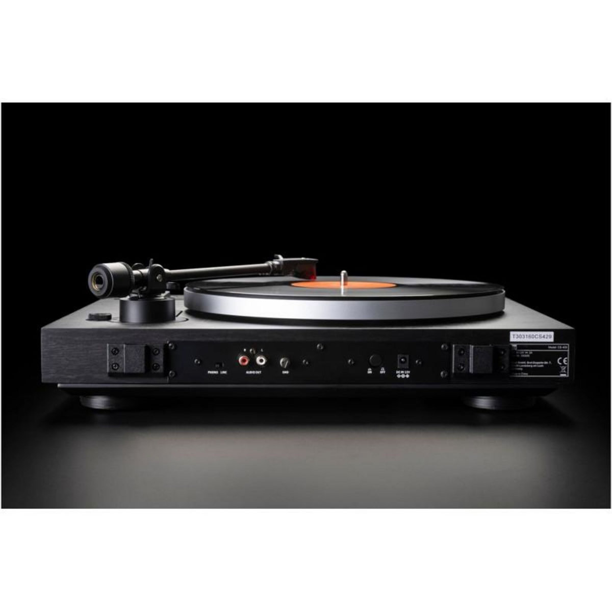 Dual Platine vinyle Dual CS 429 Noir