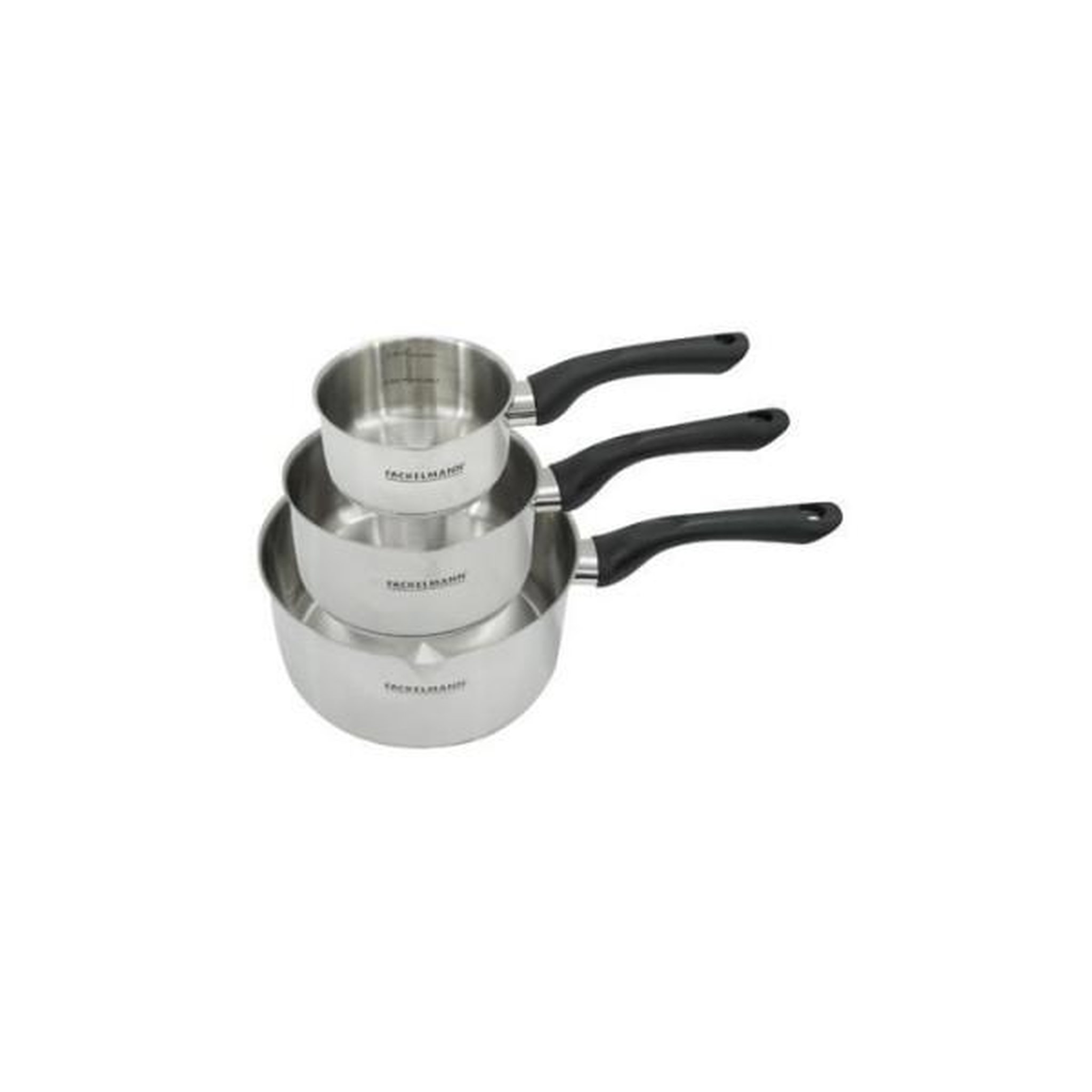 Fackelmann Set 3 casseroles 12 16 et 20 cm en inox Fackelmann Geneva