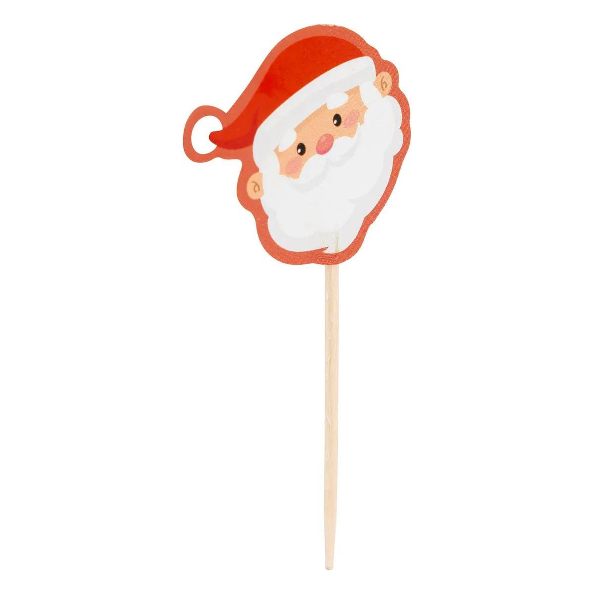 Voir la diapositive 4 : FIVE Lot de 50 caissettes & 25 piques  noël  7cm multicolore
