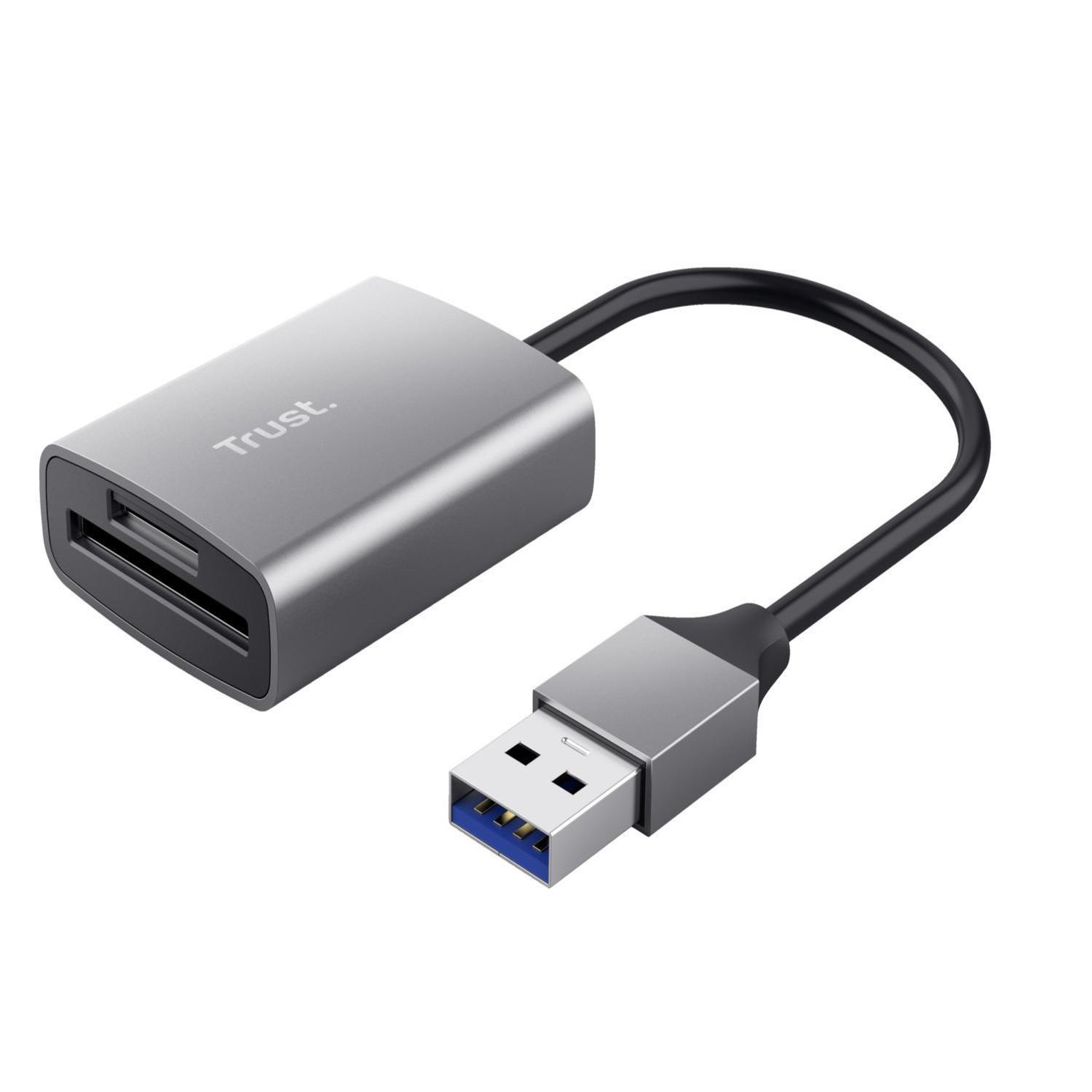 Voir la diapositive 2 : Trust Trust dalyx lecteur de carte mémoire usb 3.2 gen 1 (3.1 gen 1) aluminium