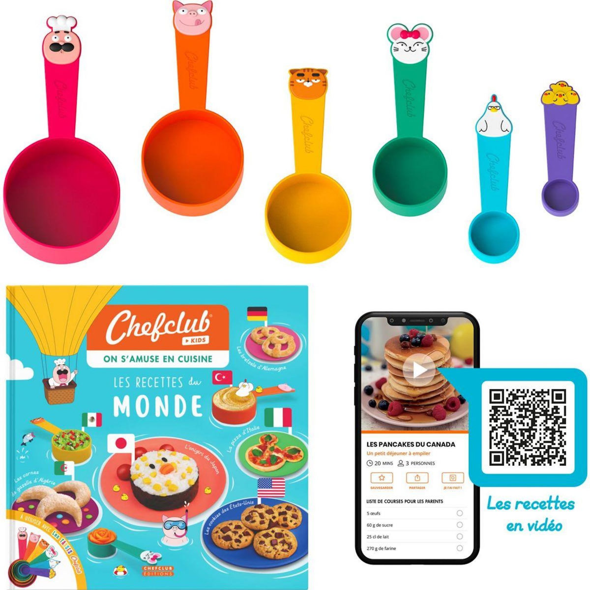 COFFRET  LES RECETTES DU MONDE , Chefclub Editions