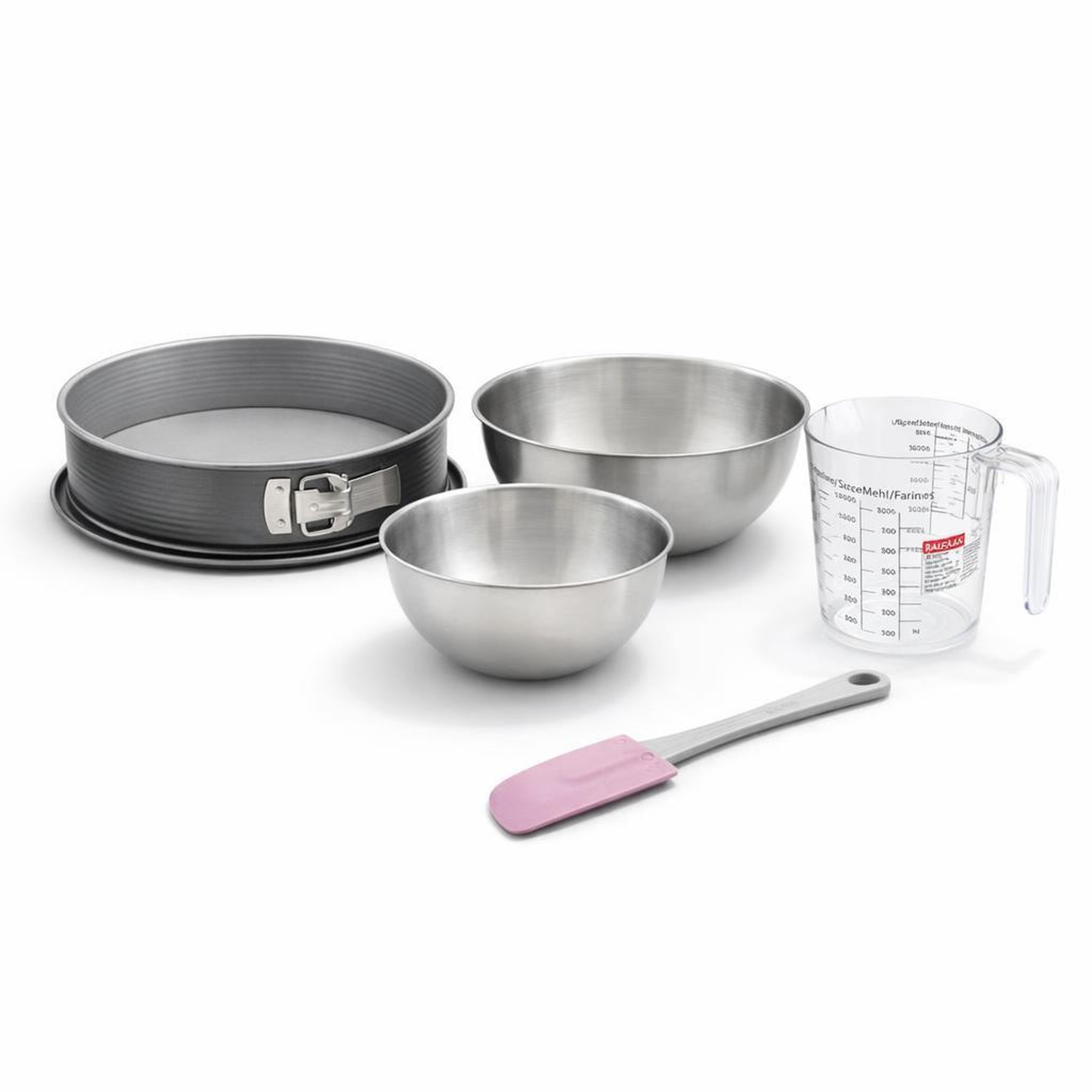 ZENKER Set de 5 ustensiles de pâtisserie moule à gâteaux bol et spatule zenker energy