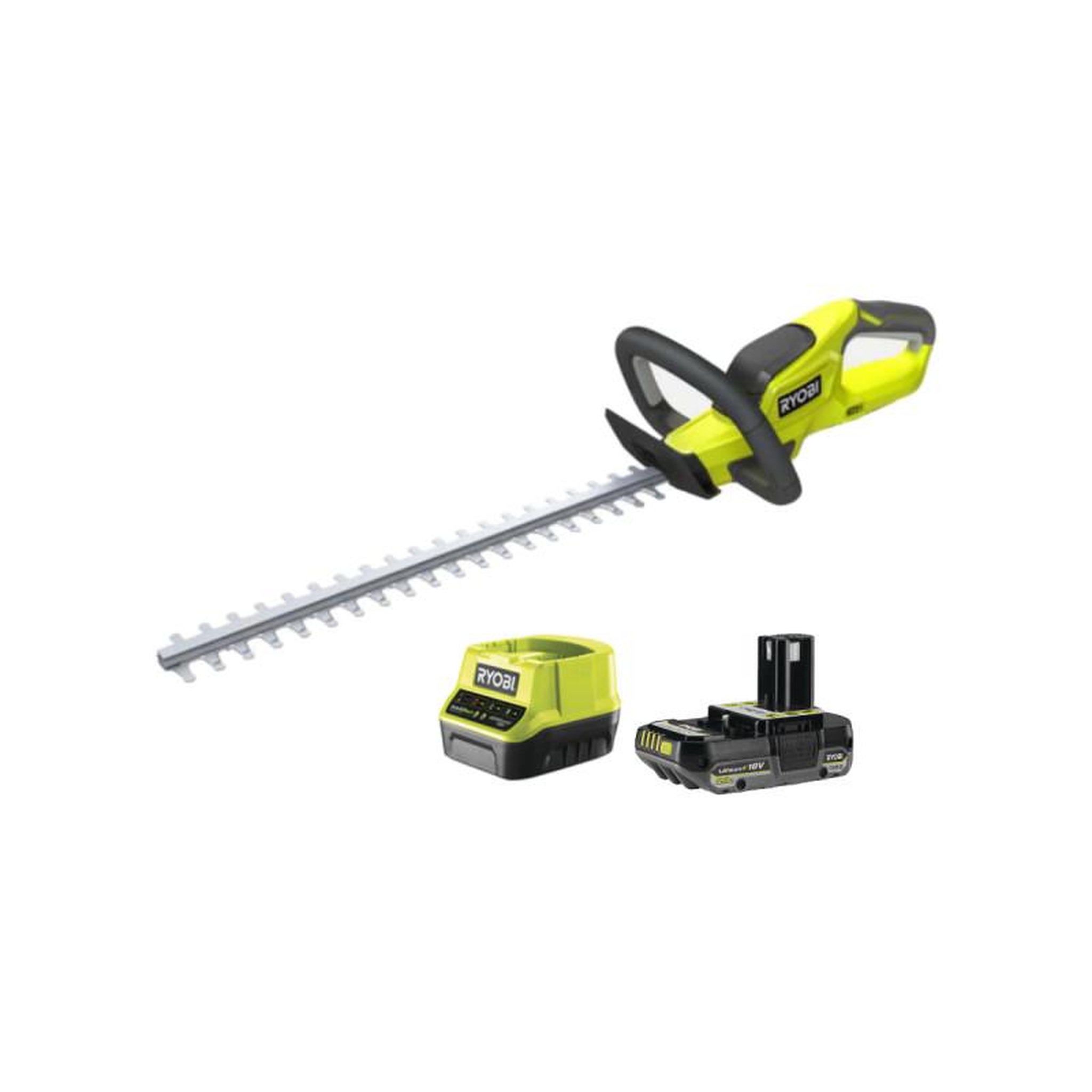 Ryobi Pack ryobi taille-haies oht1845 - 18v one+ - 1 batterie 2.0ah - 1 chargeur rapide