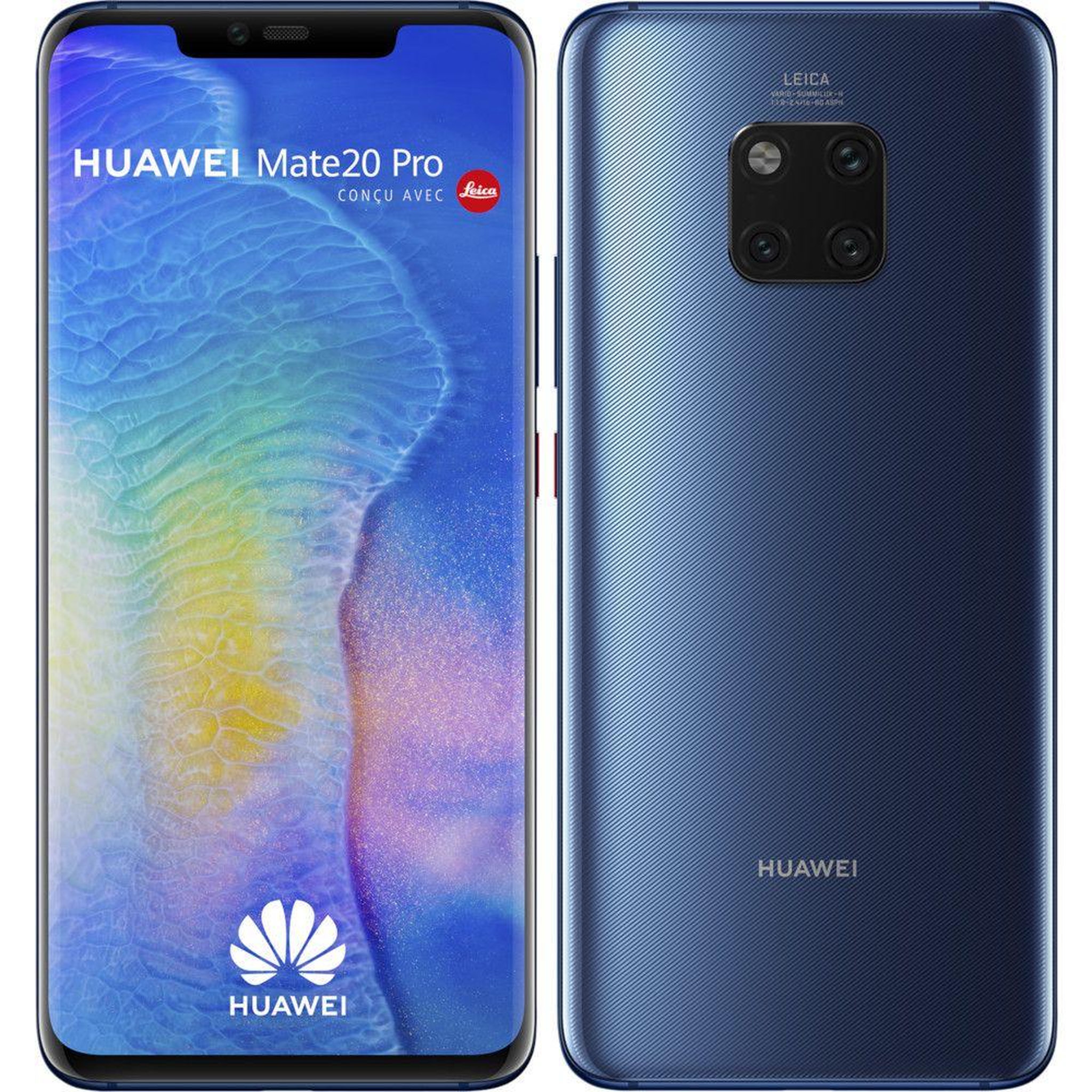 Voir la diapositive 1 : HUAWEI Mate 20 Pro (Dual Sim) Reconditionné 128 Go - Grade C - Bleu