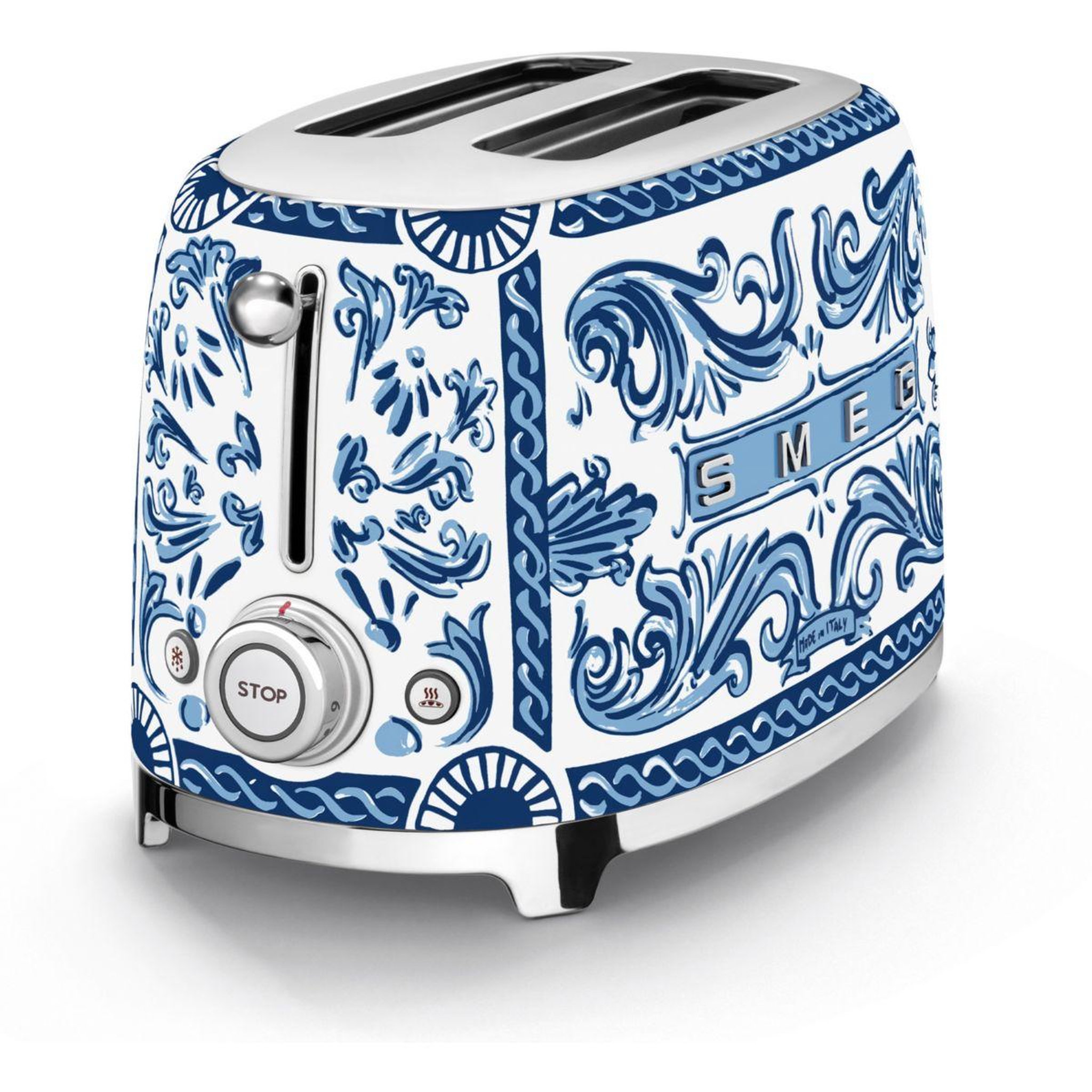 Voir la diapositive 3 : SMEG Grille-pain tsf01dgbeu dolce gabbana