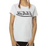 VON DUTCH T shirt  Femme Von Dutch Slub. Coloris disponibles : Bleu