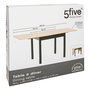 Voir la diapositive 5 : FIVE Table à Manger à Rabats  Extensible  80-152cm Naturel