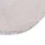 VIDAXL Tapis 65 x 95 cm Fausse fourrure de lapin Gris