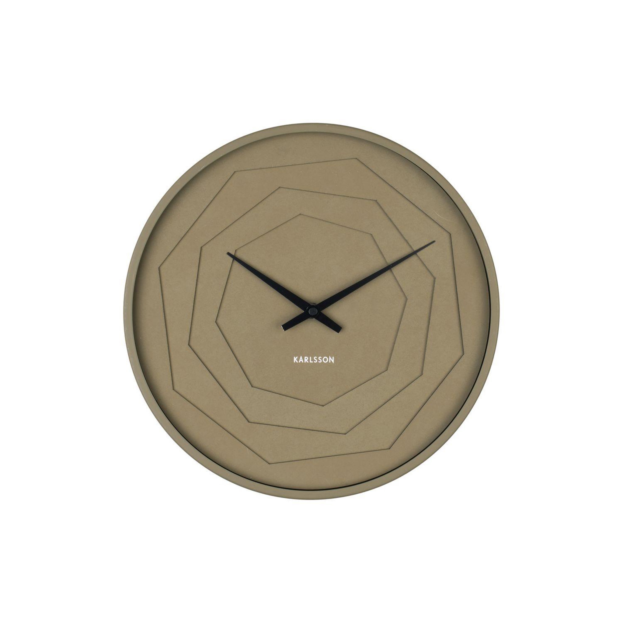 Voir la diapositive 1 : Karlsson Horloge murale Layered Origami