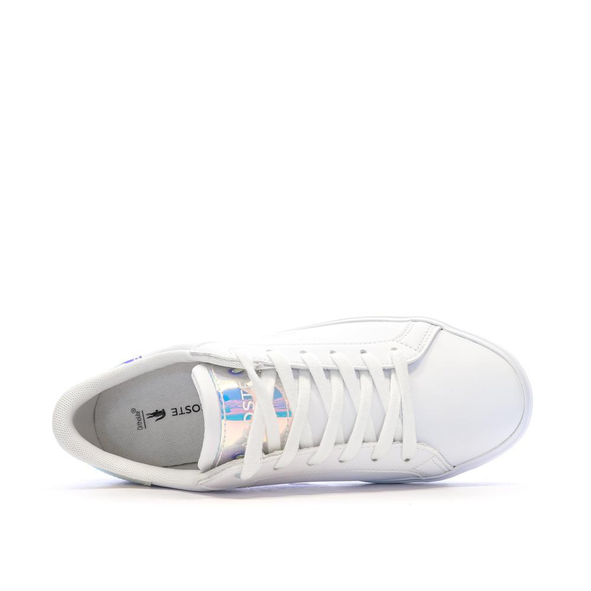 Voir la diapositive 4 : Lacoste Baskets Blanches Femme Lacoste Powercourt 124