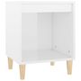 Voir la diapositive 5 : VIDAXL Tables de chevet 2 pcs Blanc brillant 40x35x50 cm