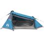 Voir la diapositive 4 : VIDAXL Tente de camping tunnel 2 personnes bleu impermeable