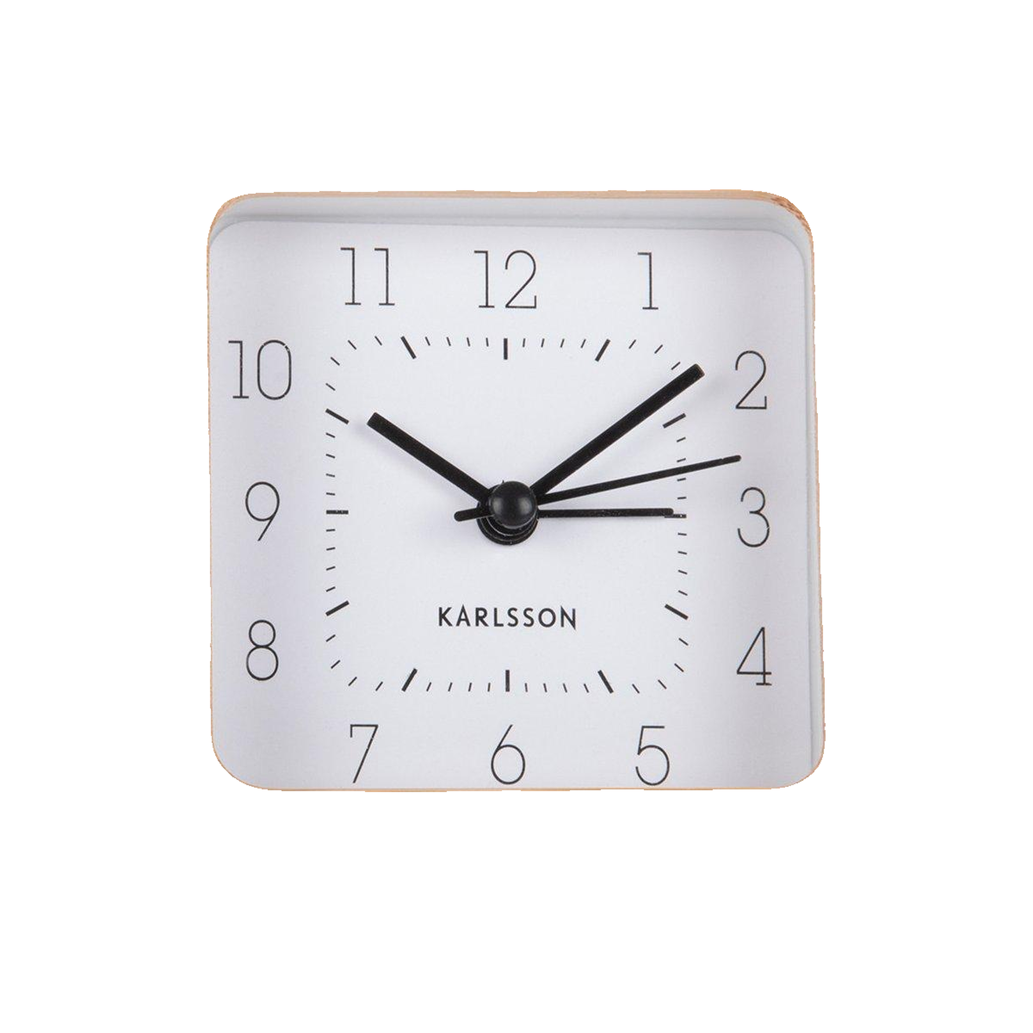 Karlsson Horloge Karlsson Neat Square en bambou