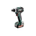 METABO SAS Visseuse à chocs 12 V PowerMaxx SSD 12 BL - 2 x 2,0 Ah Li-Power, SC 30, coffret Metabox