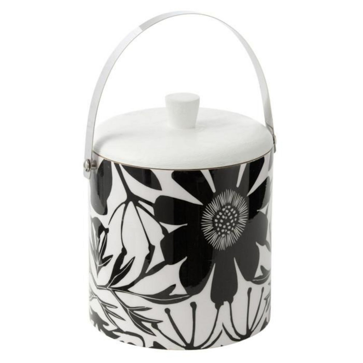 Paris Prix Seau à Glace en Bois  Tod  40cm Noir & Blanc