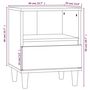 Voir la diapositive 6 : VIDAXL Tables de chevet 2 pcs Gris beton 40x35x50 cm