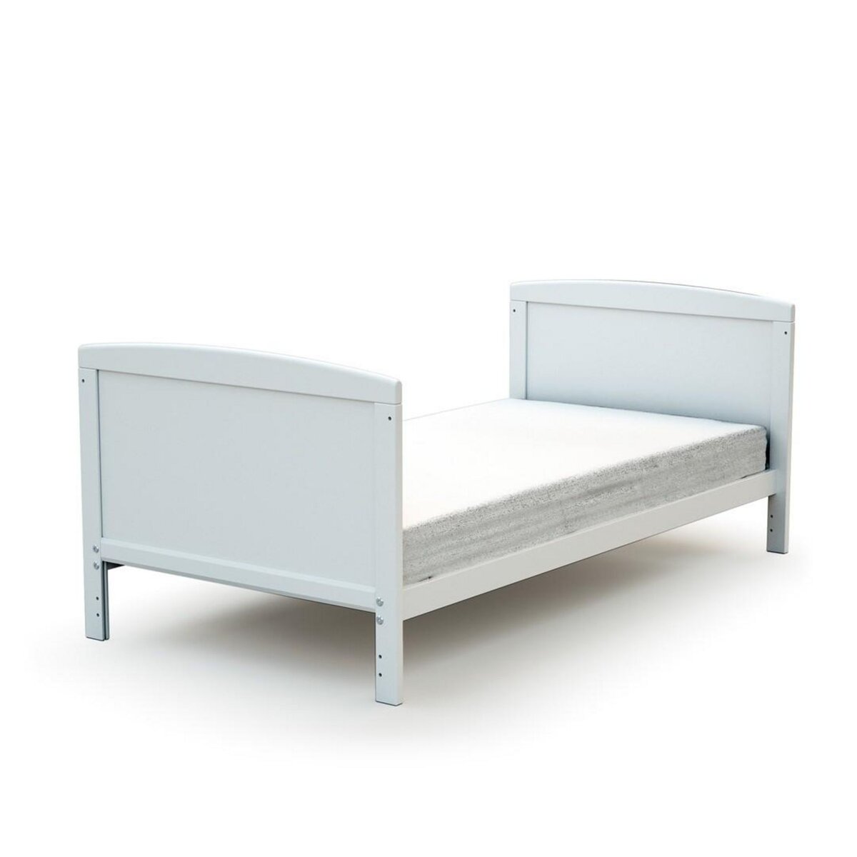AT4 Lit bébé évolutif avec matelas ESSENTIEL 70 x 140 cm en bois