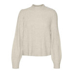 Vero Moda Pull Beige Femme Vero Moda Melya. Coloris disponibles : Beige