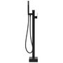 Voir la diapositive 3 : VIDAXL Robinet de baignoire sur pied Noir Acier inoxydable 90 cm