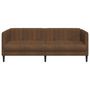 Voir la diapositive 4 : VIDAXL Canape a 3 places marron similicuir daim
