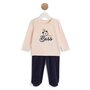 Voir la diapositive 1 : INEXTENSO Pyjama velours bébé fille