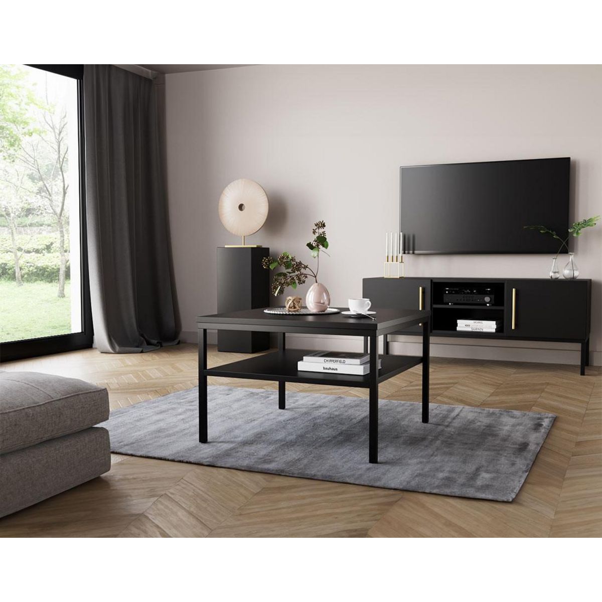 BEST MOBILIER Felicia - table basse - 60 cm