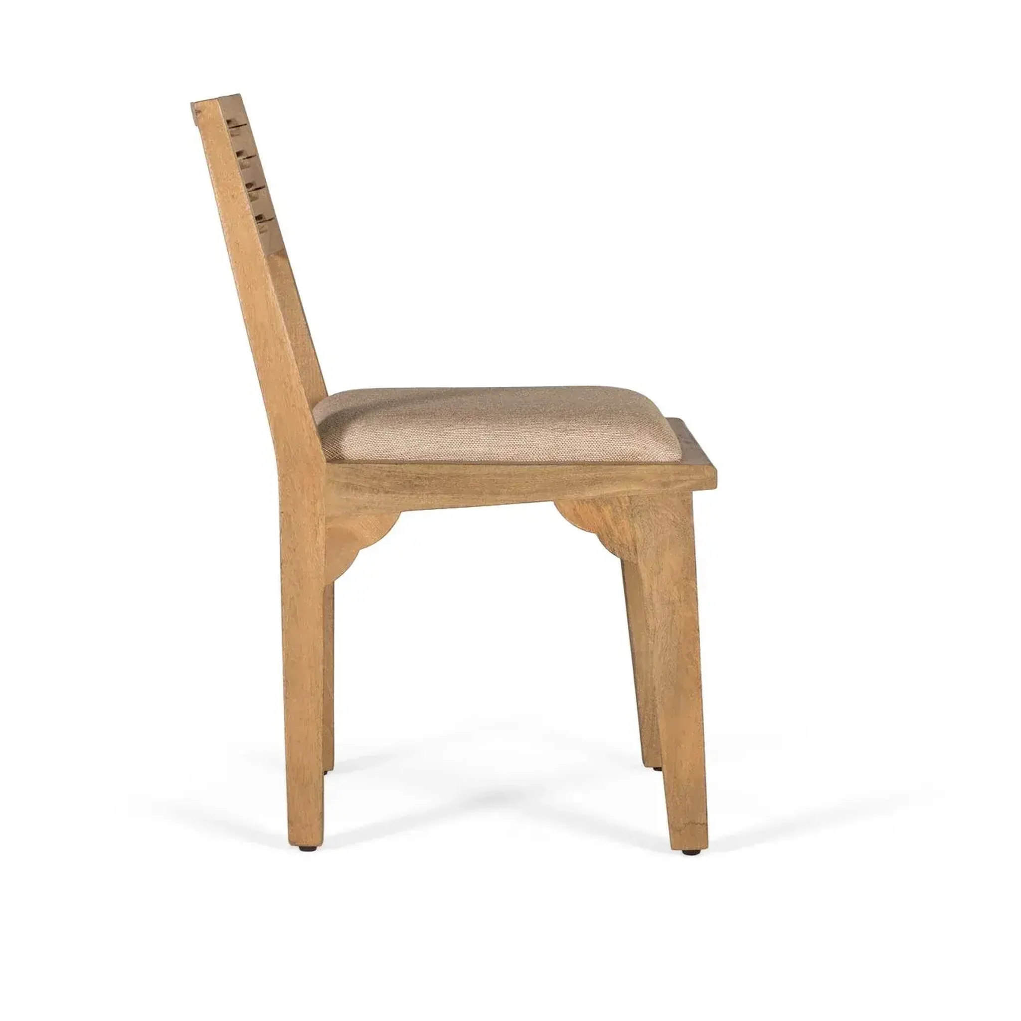 Voir la diapositive 3 : GINER Y COLOMER SL Lot de 2 chaises de bois de manguier 43 cm style naturel moderne