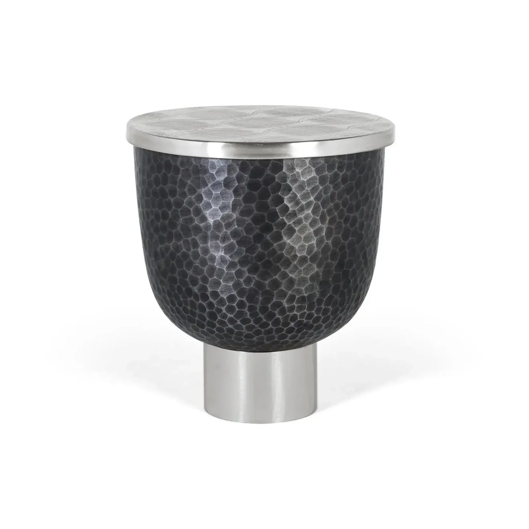 GINER Y COLOMER SL Table basse en aluminium 46 cm style industriel moderne