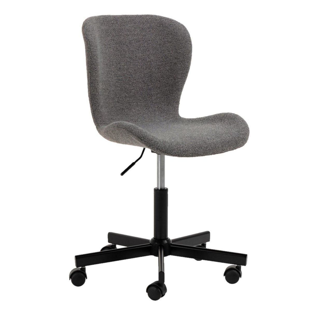 TOILINUX Chaise de bureau à roulettes Bénédicte - Gris